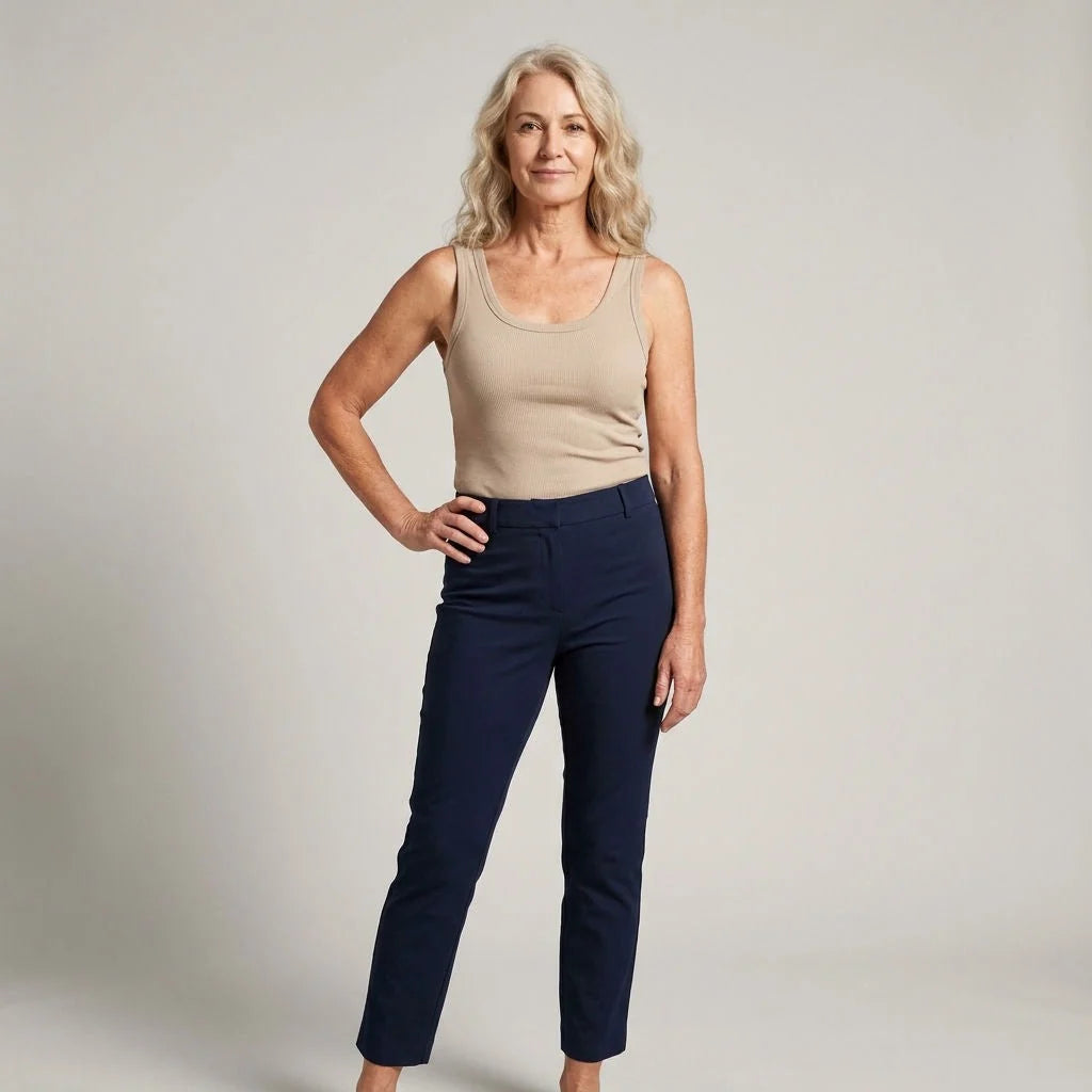 RealShape Ribbed Cotton Built-in Bra Tank
