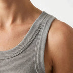RealShape Ribbed Cotton Built-in Bra Tank