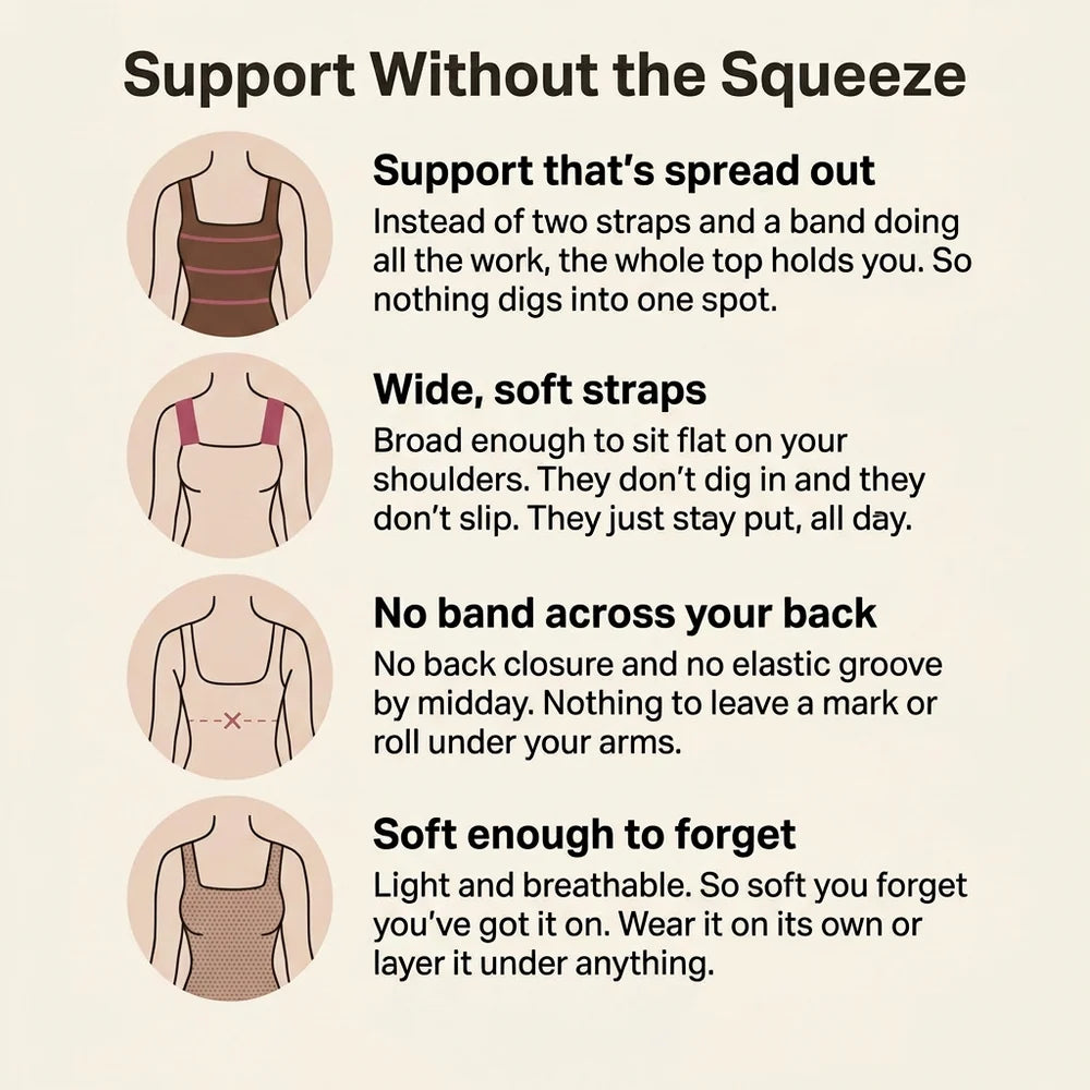 RealShape Built-in Bra Comfort Tank