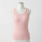 RealShape Ribbed Cotton Built-in Bra Tank
