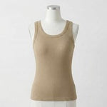 RealShape Ribbed Cotton Built-in Bra Tank