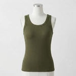 RealShape Ribbed Cotton Built-in Bra Tank