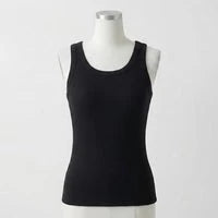 RealShape Ribbed Cotton Built-in Bra Tank