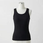 RealShape Ribbed Cotton Built-in Bra Tank