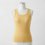 RealShape Ribbed Cotton Built-in Bra Tank