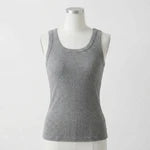 RealShape Ribbed Cotton Built-in Bra Tank
