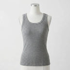 RealShape Ribbed Cotton Built-in Bra Tank