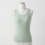 RealShape Ribbed Cotton Built-in Bra Tank